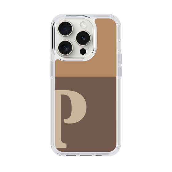 Slim Protection Case［ Original - initial two tone - P brown ］