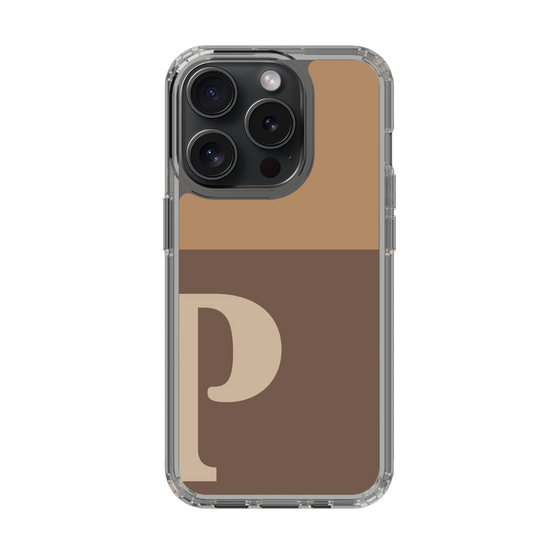 Slim Protection Case［ Original - initial two tone - P brown ］
