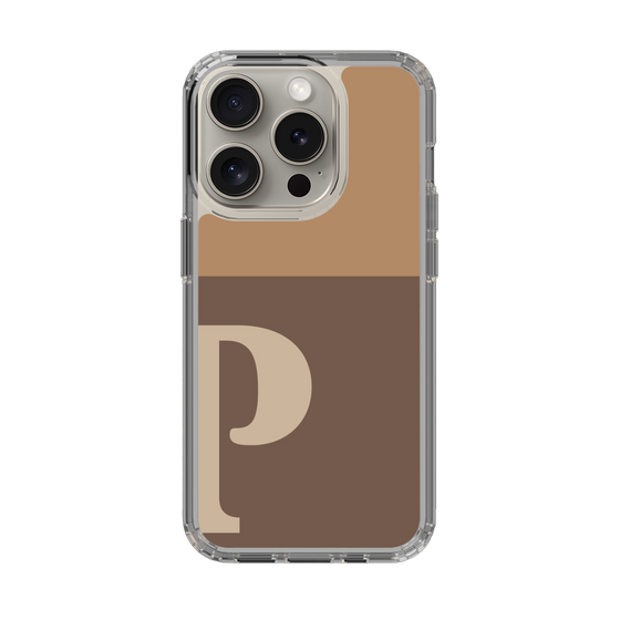 Slim Protection Case［ Original - initial two tone - P brown ］