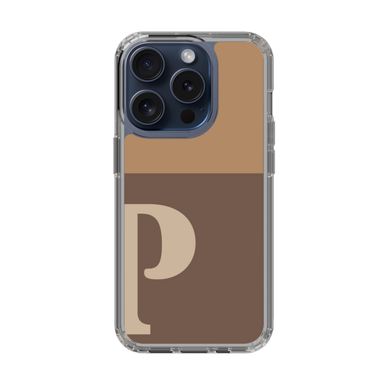 Slim Protection Case［ Original - initial two tone - P brown ］
