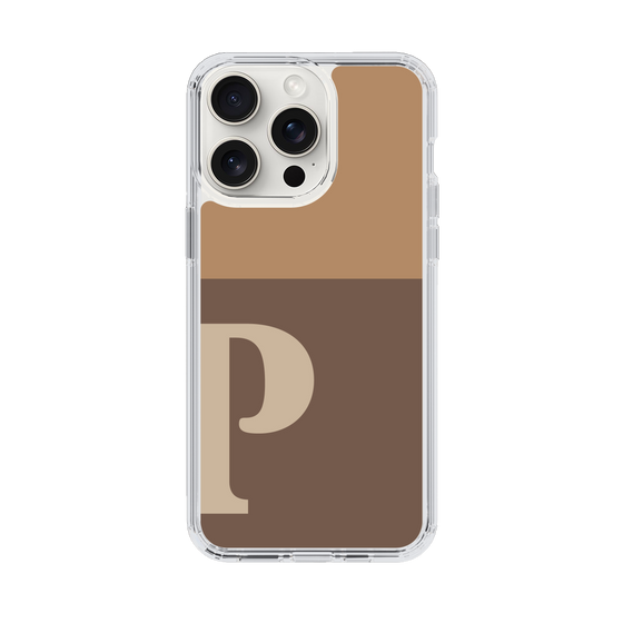 Slim Protection Case［ Original - initial two tone - P brown ］