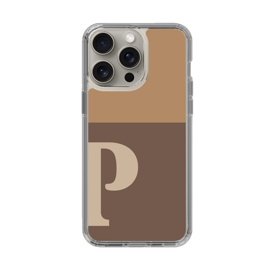 Slim Protection Case［ Original - initial two tone - P brown ］