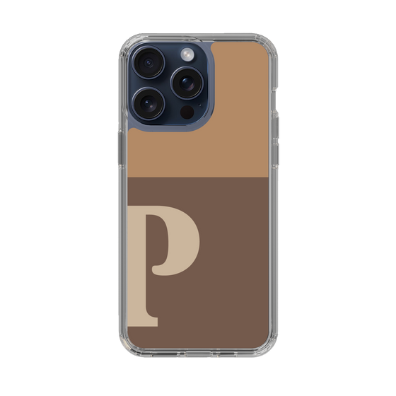 Slim Protection Case［ Original - initial two tone - P brown ］