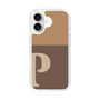 Slim Protection Case［ オリジナル - initial two tone - P brown ］