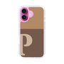 Slim Protection Case［ オリジナル - initial two tone - P brown ］