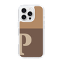 Slim Protection Case［ オリジナル - initial two tone - P brown ］