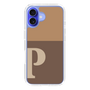 Slim Protection Case［ オリジナル - initial two tone - P brown ］