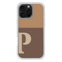 Slim Protection Case［ オリジナル - initial two tone - P brown ］