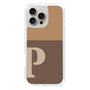 Slim Protection Case［ オリジナル - initial two tone - P brown ］