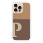 Slim Protection Case［ オリジナル - initial two tone - P brown ］
