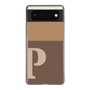 Slim Protection Case［ Original - initial two tone - P brown ］