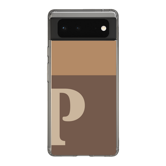 Slim Protection Case［ Original - initial two tone - P brown ］