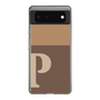 Slim Protection Case［ Original - initial two tone - P brown ］