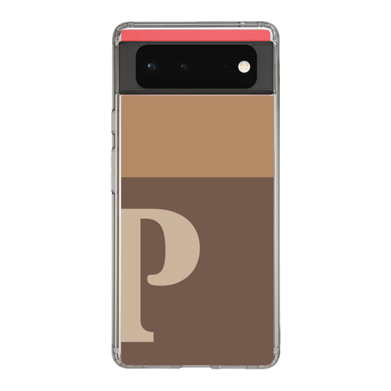 Slim Protection Case［ Original - initial two tone - P brown ］