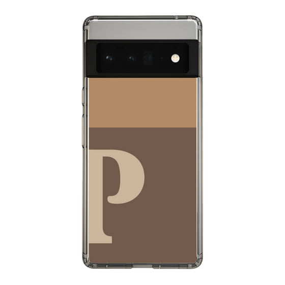Slim Protection Case［ Original - initial two tone - P brown ］