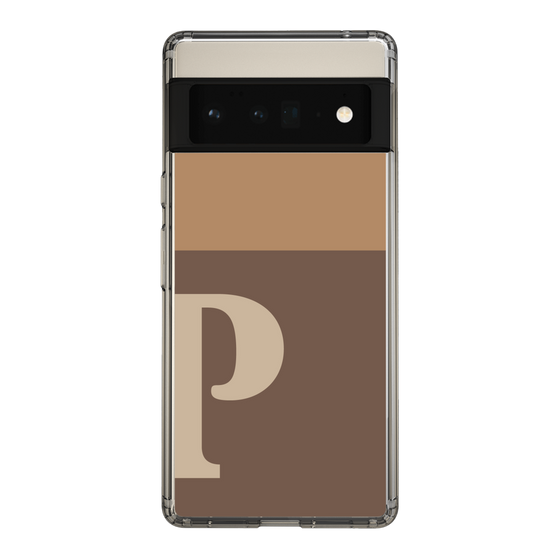 Slim Protection Case［ Original - initial two tone - P brown ］