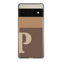 Slim Protection Case［ Original - initial two tone - P brown ］