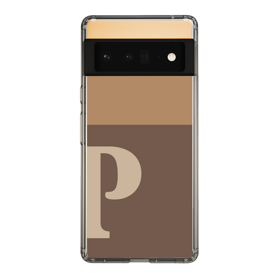 Slim Protection Case［ Original - initial two tone - P brown ］