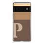 Slim Protection Case［ Original - initial two tone - P brown ］