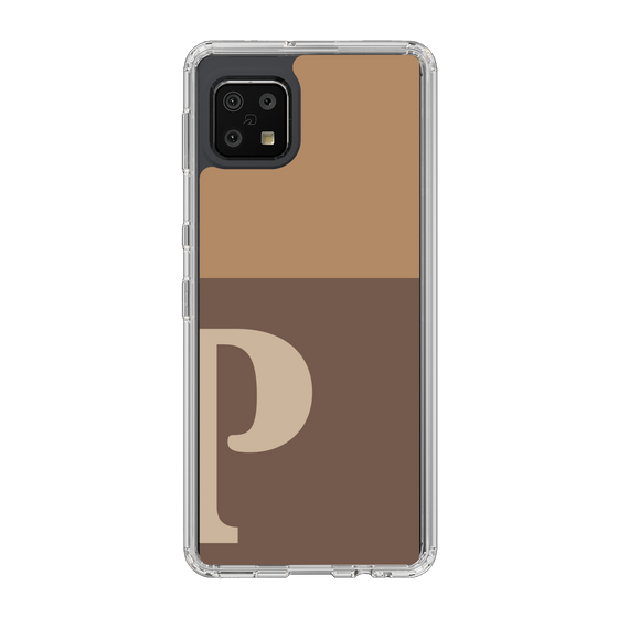 Slim Protection Case［ Original - initial two tone - P brown ］