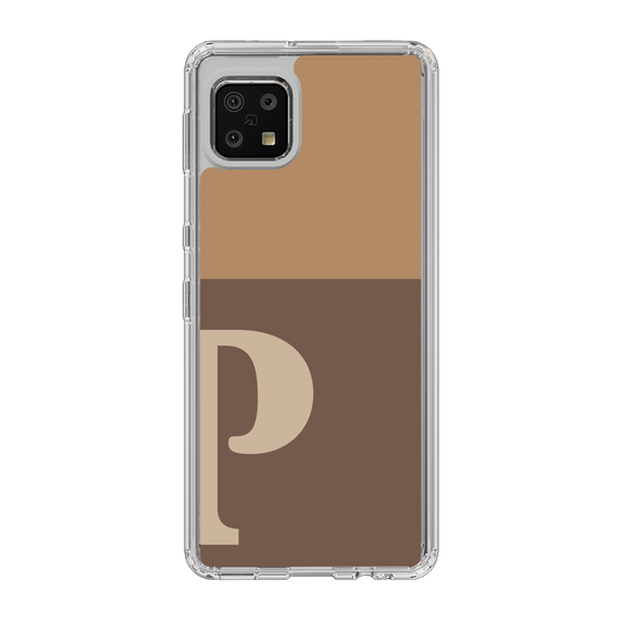 Slim Protection Case［ Original - initial two tone - P brown ］