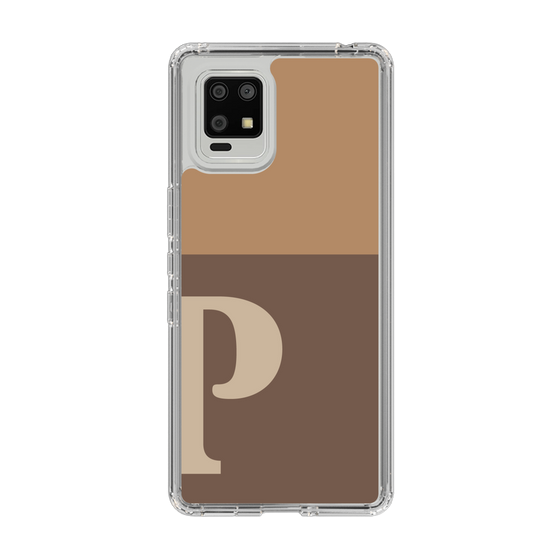 Slim Protection Case［ Original - initial two tone - P brown ］