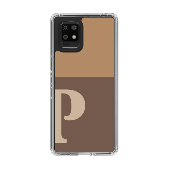 Slim Protection Case［ Original - initial two tone - P brown ］