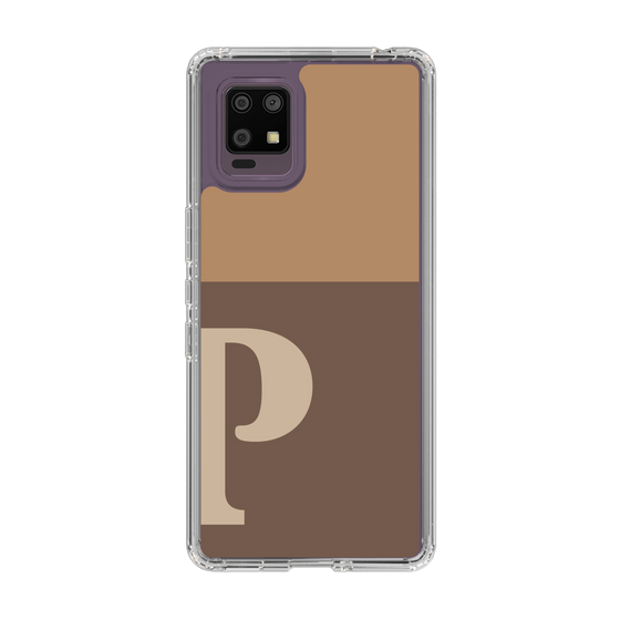 Slim Protection Case［ Original - initial two tone - P brown ］