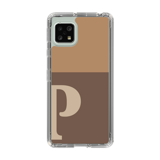 Slim Protection Case［ Original - initial two tone - P brown ］