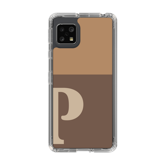 Slim Protection Case［ Original - initial two tone - P brown ］