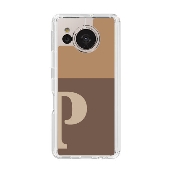 Slim Protection Case［ Original - initial two tone - P brown ］