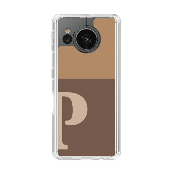 Slim Protection Case［ Original - initial two tone - P brown ］