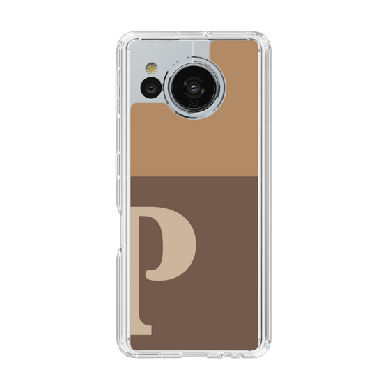Slim Protection Case［ Original - initial two tone - P brown ］