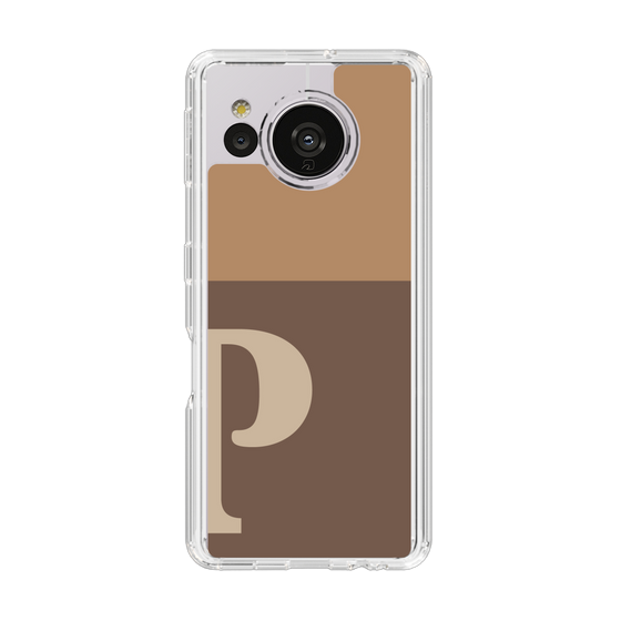 Slim Protection Case［ Original - initial two tone - P brown ］