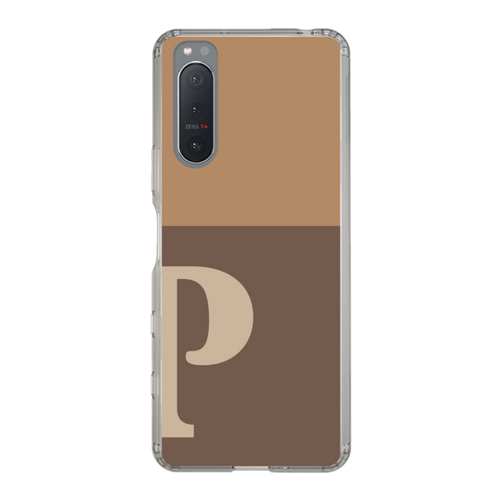 Slim Protection Case［ Original - initial two tone - P brown ］