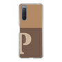 Slim Protection Case［ Original - initial two tone - P brown ］