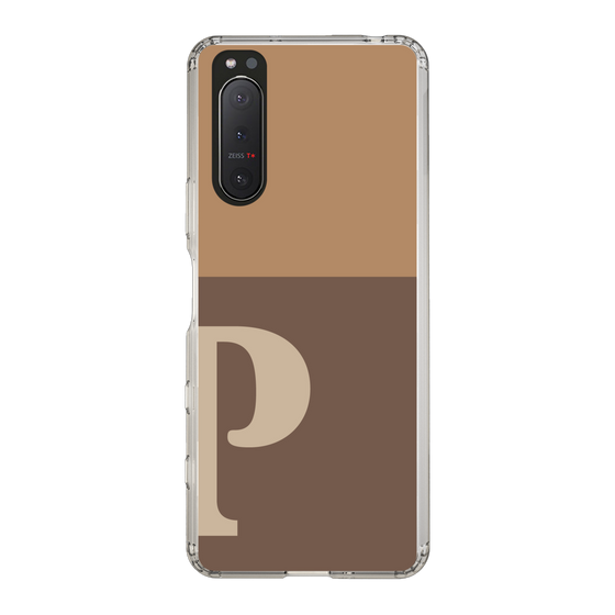 Slim Protection Case［ Original - initial two tone - P brown ］