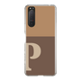 Slim Protection Case［ Original - initial two tone - P brown ］