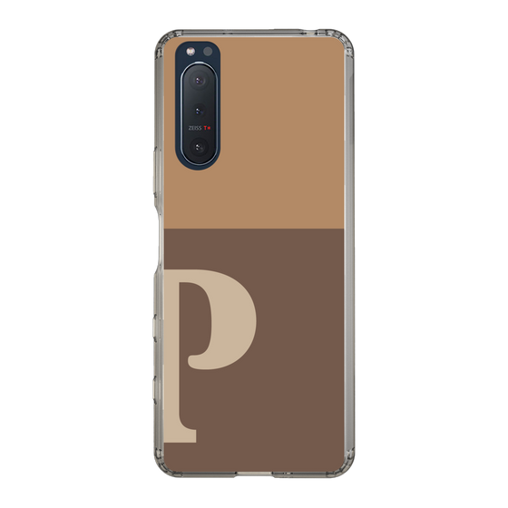 Slim Protection Case［ Original - initial two tone - P brown ］