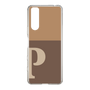 Slim Protection Case［ Original - initial two tone - P brown ］