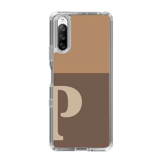 Slim Protection Case［ Original - initial two tone - P brown ］