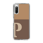 Slim Protection Case［ Original - initial two tone - P brown ］
