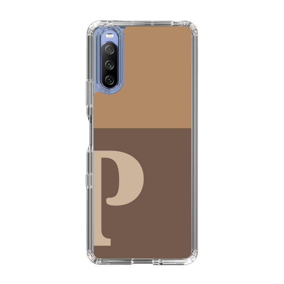 Slim Protection Case［ Original - initial two tone - P brown ］