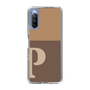 Slim Protection Case［ Original - initial two tone - P brown ］