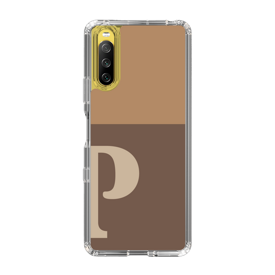 Slim Protection Case［ Original - initial two tone - P brown ］