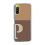 Slim Protection Case［ Original - initial two tone - P brown ］