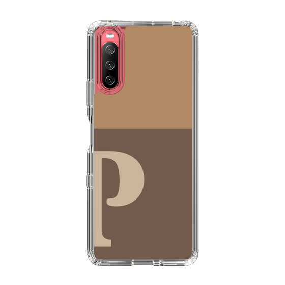 Slim Protection Case［ Original - initial two tone - P brown ］