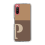 Slim Protection Case［ Original - initial two tone - P brown ］