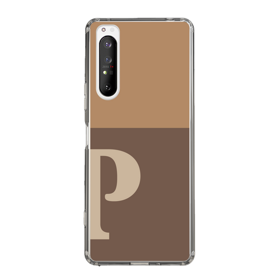 Slim Protection Case［ Original - initial two tone - P brown ］