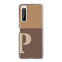 Slim Protection Case［ Original - initial two tone - P brown ］